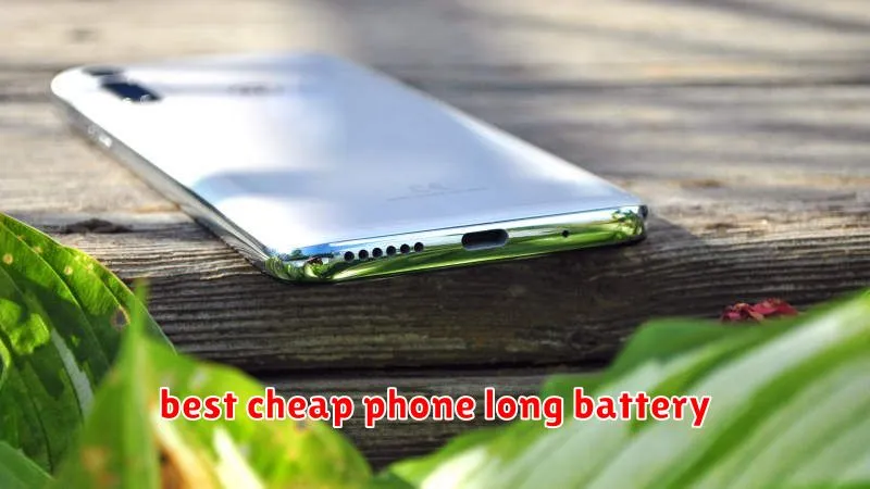 best cheap phone long battery