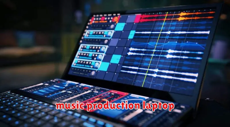 music production laptop