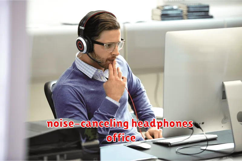 noise-canceling headphones office