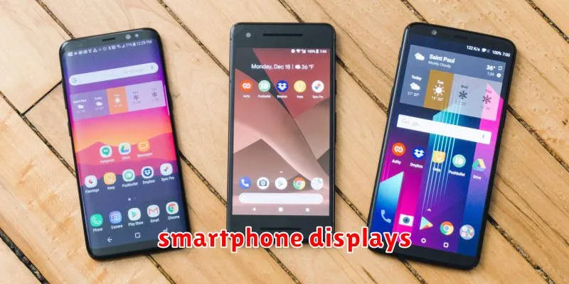 smartphone displays