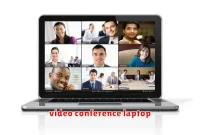 video conference laptop