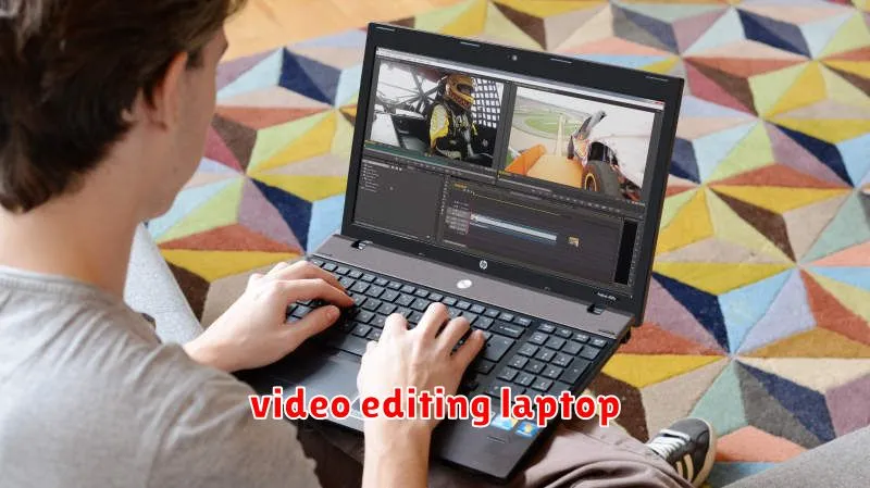 video editing laptop